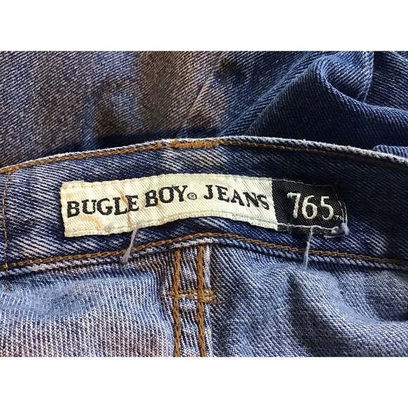 VINTAGE Bugle Boy 765 Jeans 32x32 Classic Denim Loose Faded Distressed - Picture 8 of 10